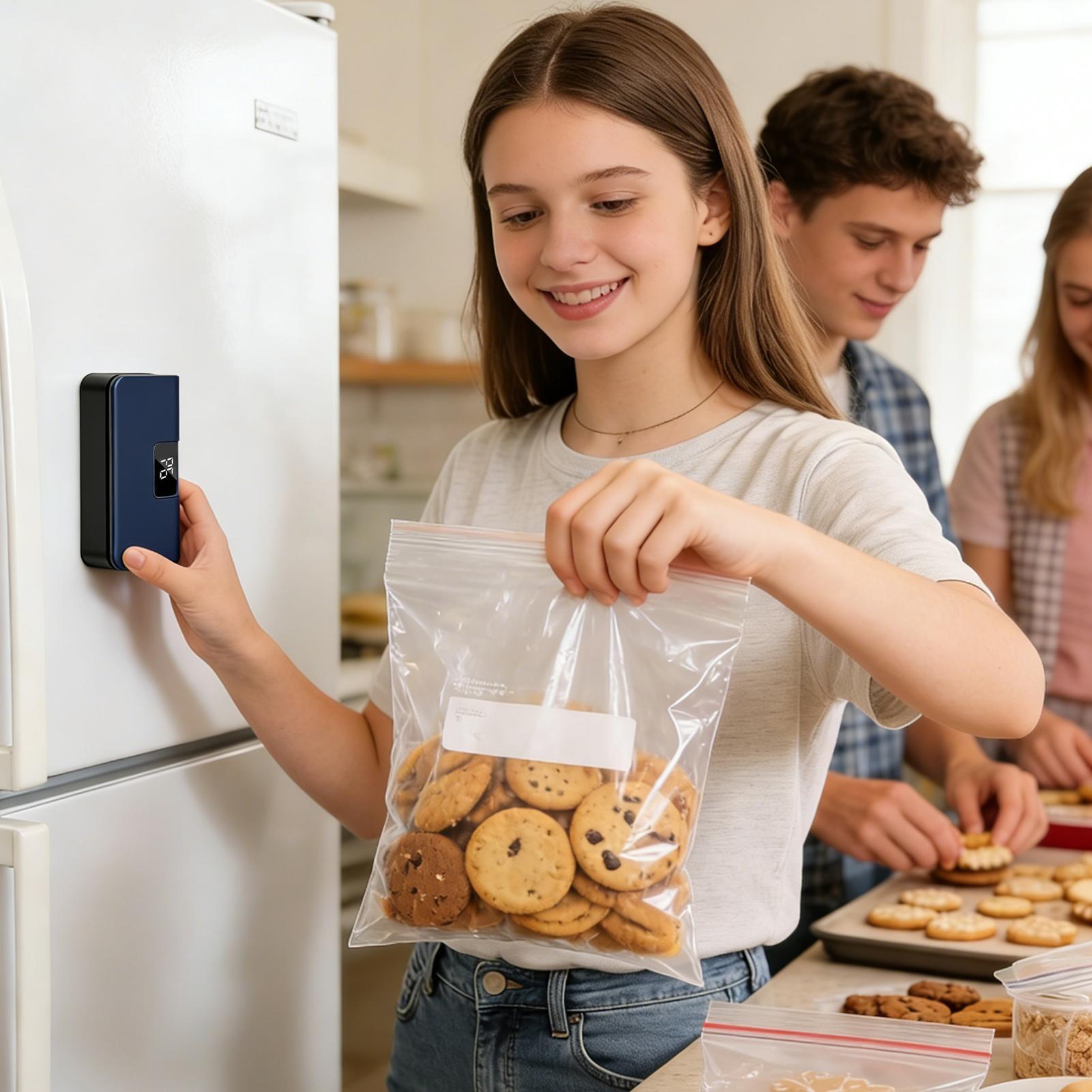 Food Prep Snacks - Mini Seladora de Sacos com Display