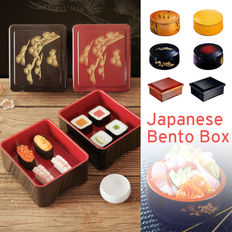 Food In Japanese Snacks - Estilo japonês caixas bento resina caixa