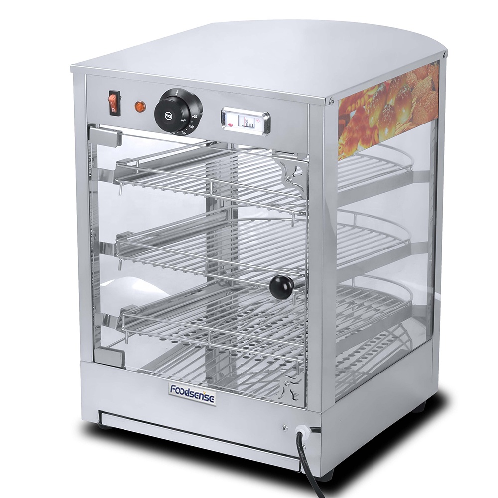 Snacks Food Warmer - Estufa Expositora Aquecida para Lanches, Frango,