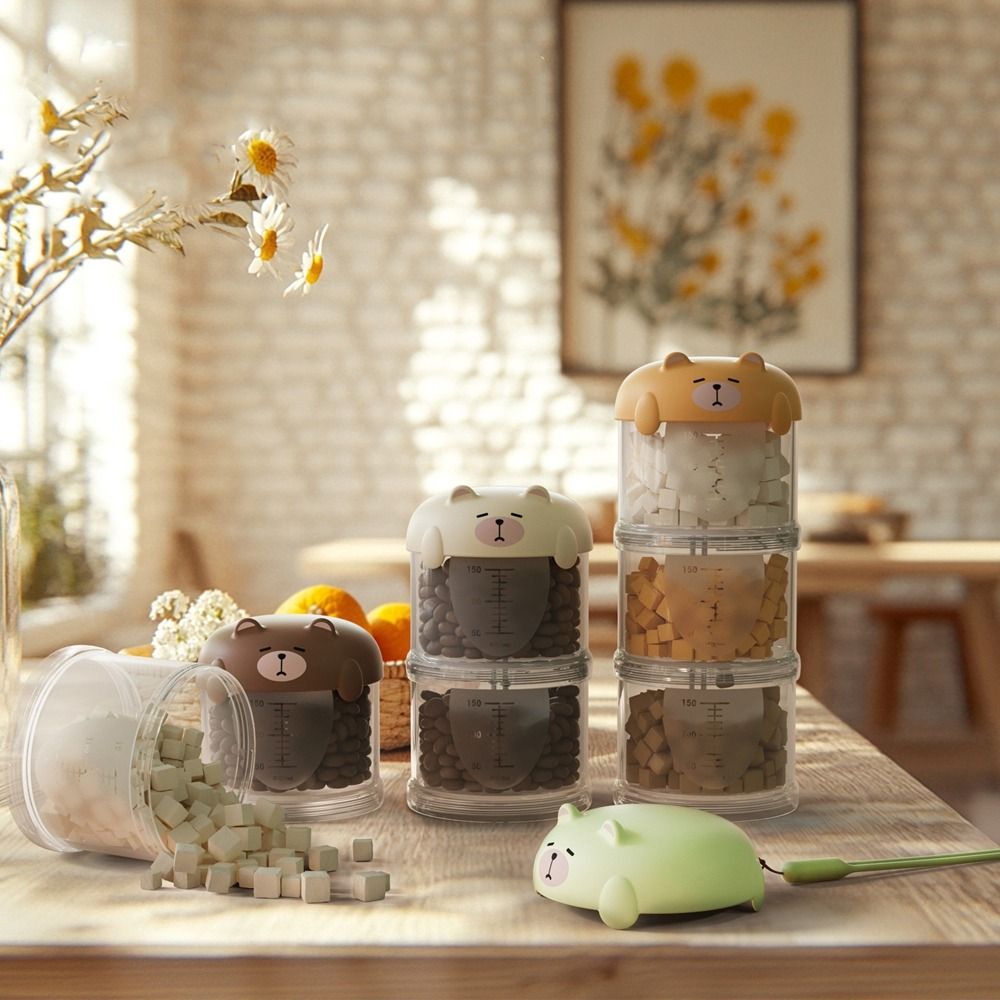 Food Packed Snacks - Caixa de Plástico Prática Multi-Camadas para