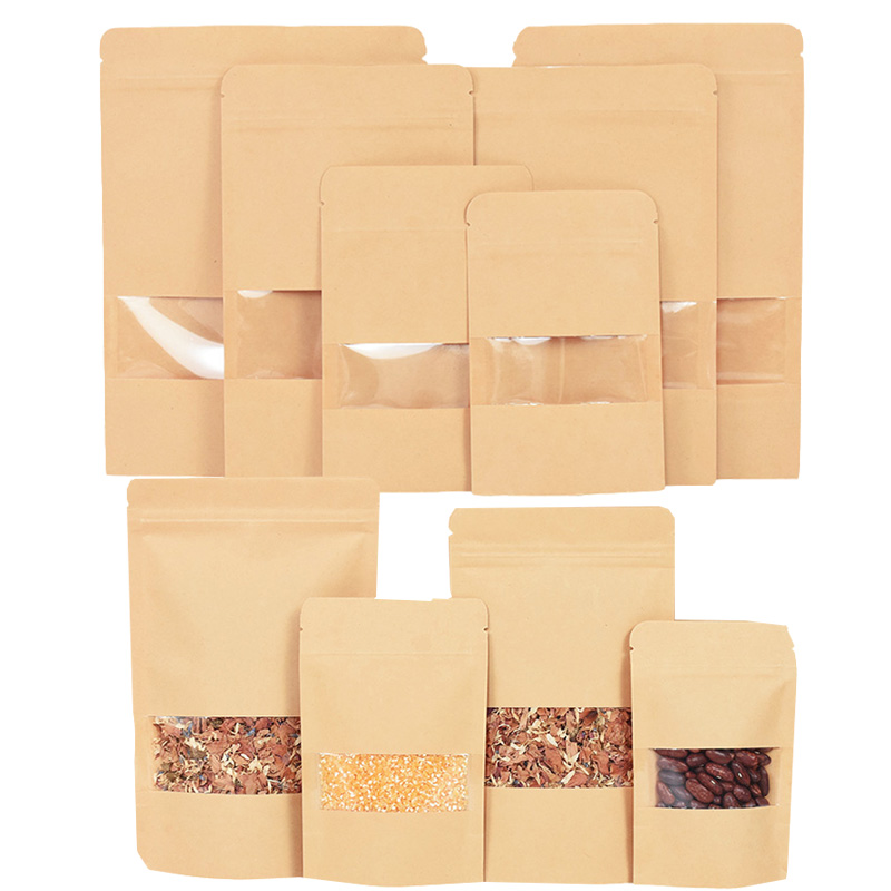 Food Halloween Snacks - 20/50 pçs sacos de papel kraft