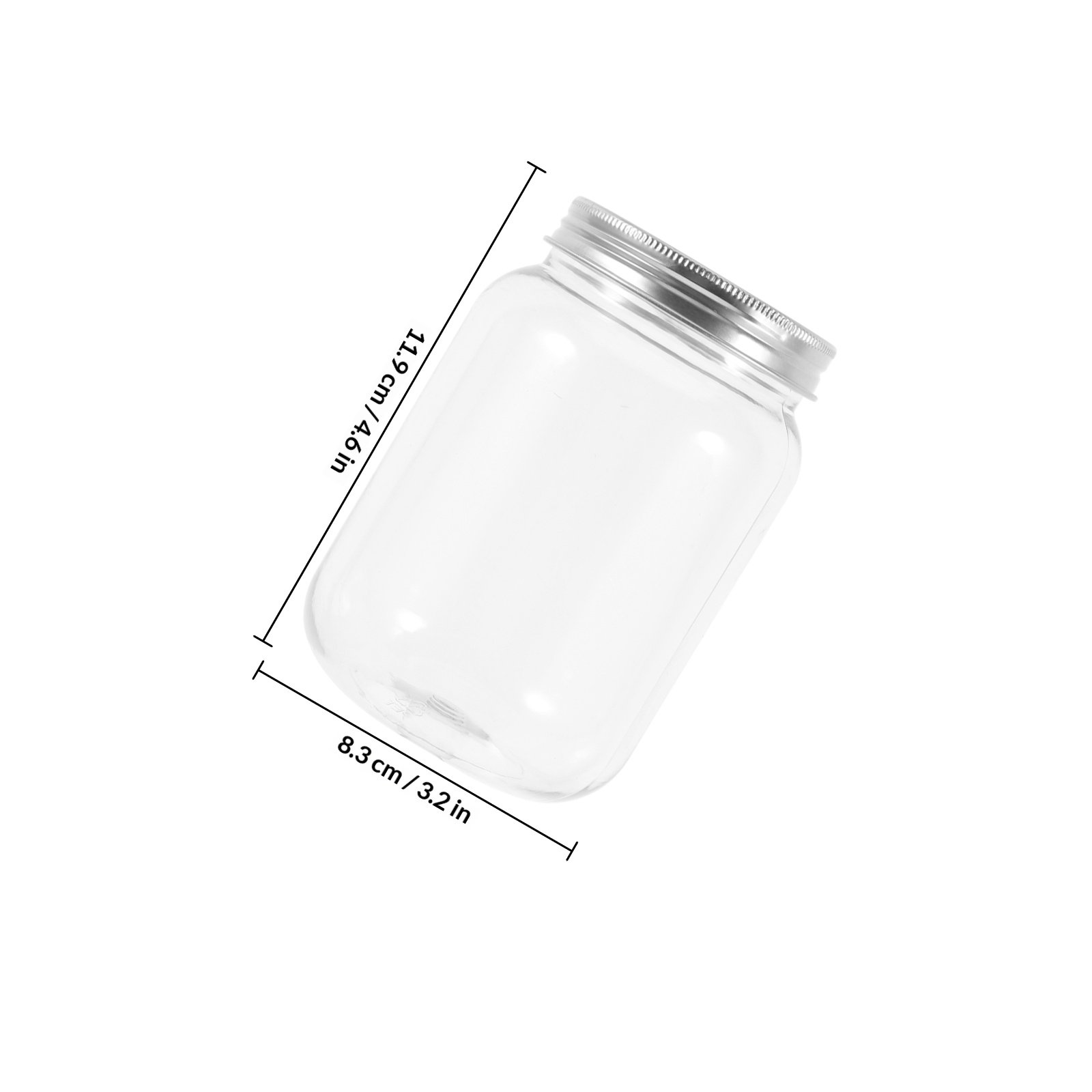 Conjunto de 4 Potes Plásticos  - Dry Food Snacks avaliação e preço