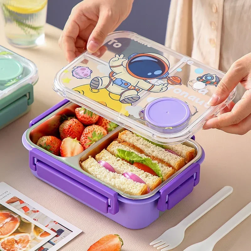 Lancheira bento de desenho ani - Snacks Food Warmer avaliação e preço