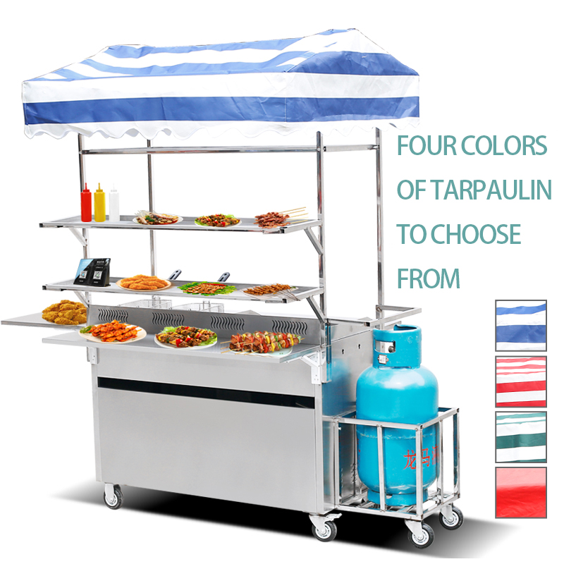 Carrinho de Comida Móvel a Gás - Snacks Food Warmer avaliação e preço