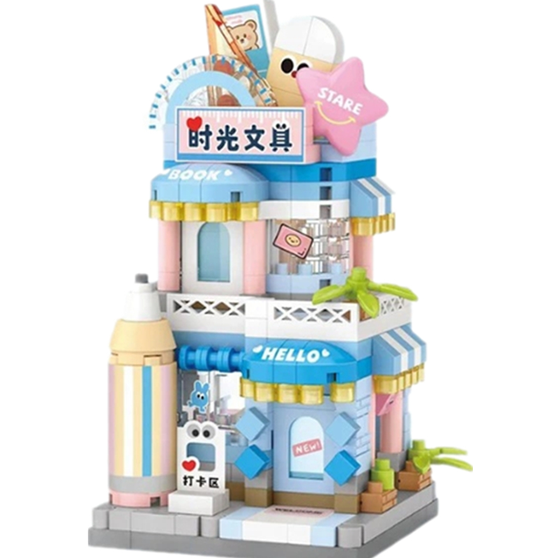 NOVO Kit de Blocos de Montar d - Food Snacks Ideas avaliação e preço