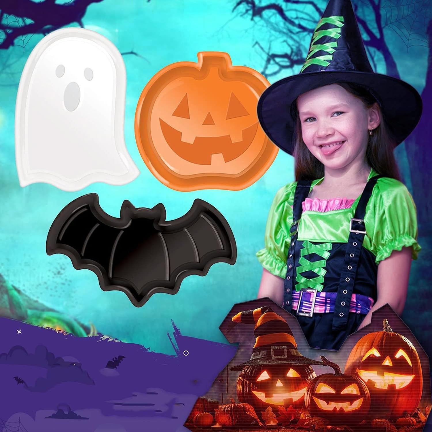 Pratos de Servir em Formato de - Food Halloween Snacks avaliação e preço