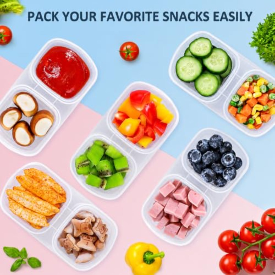 Conjunto de 5 Recipientes Reut - Food Prep Snacks avaliação e preço