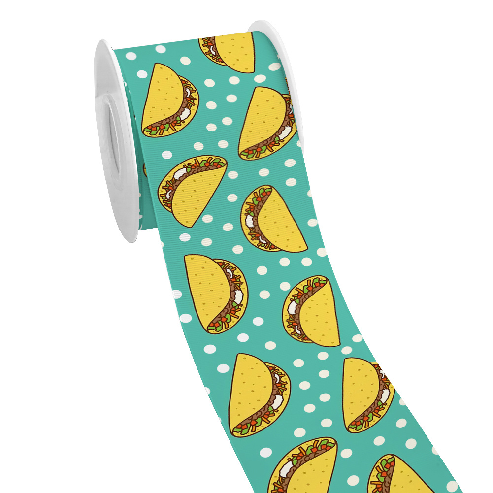 Fita de Gorgorão Estampada com - Food Snacks Pictures avaliação e preço