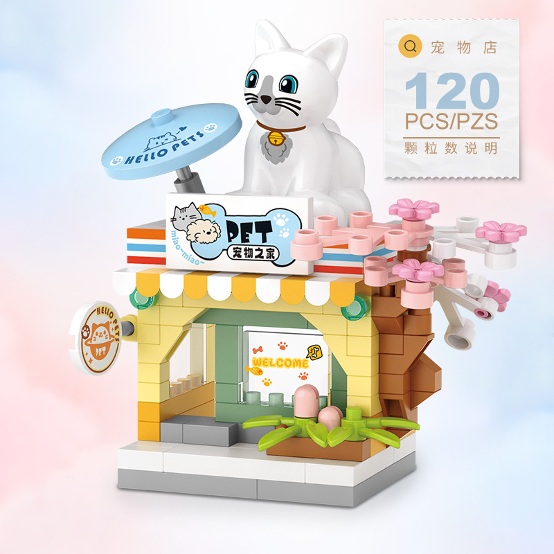 Conjunto de Blocos de Montar d - Food Snacks Ideas avaliação e preço