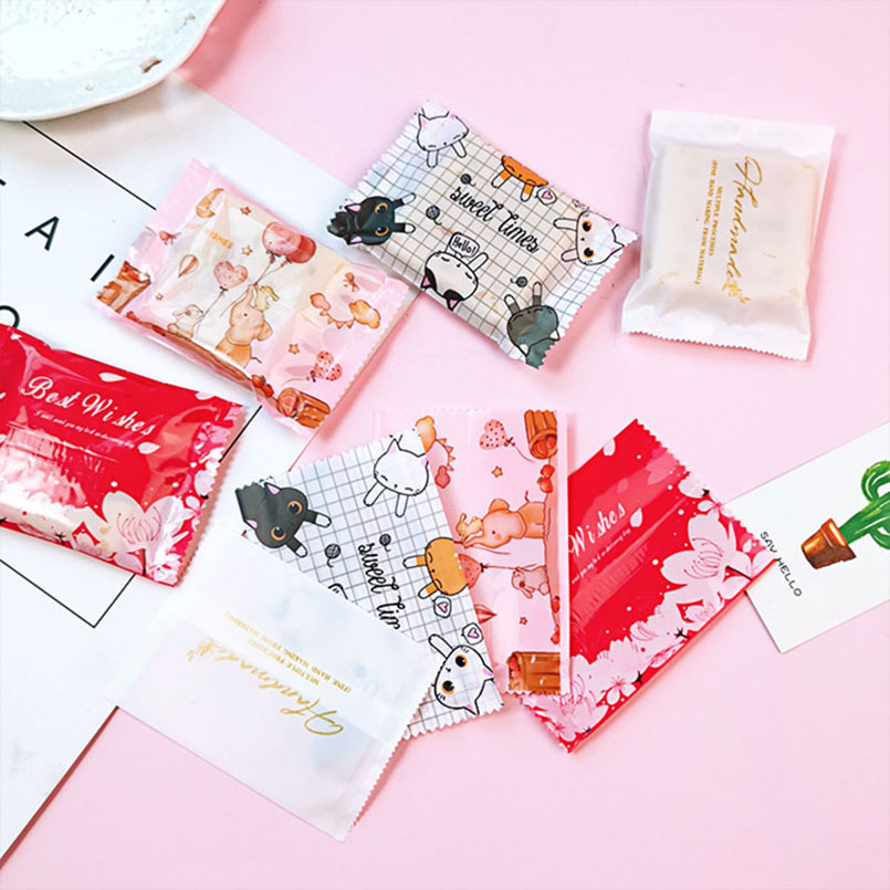 Sacos de plástico coloridos pa - Food Halloween Snacks avaliação e preço
