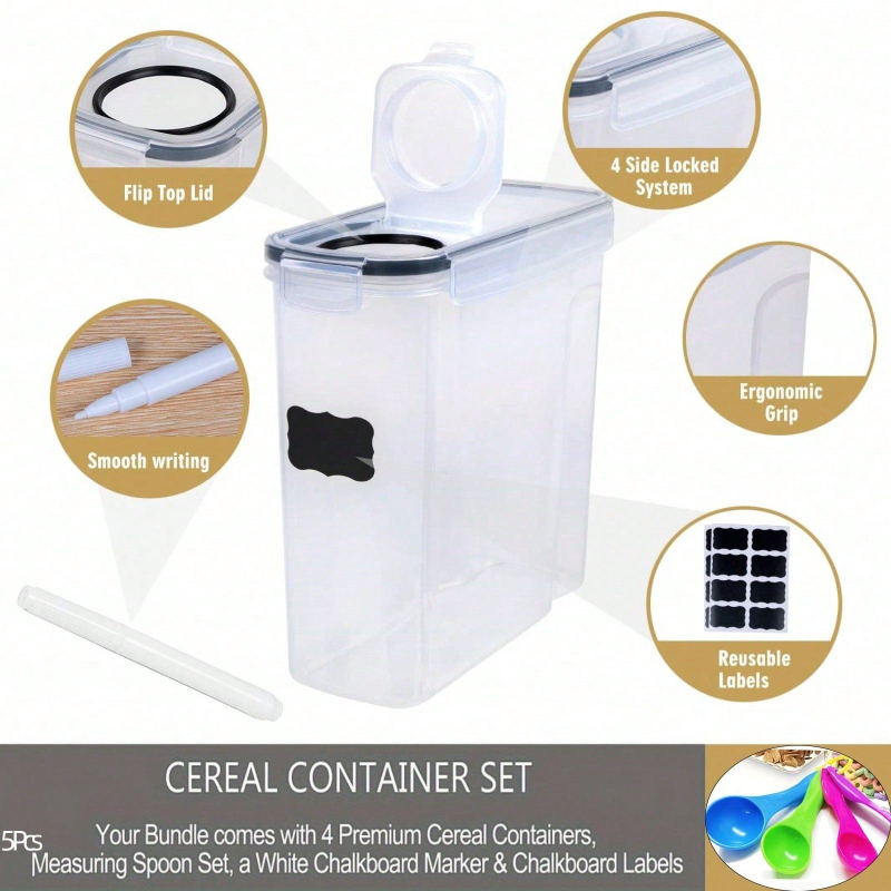 Conjunto de 4 Recipientes Herm - Food Packed Snacks avaliação e preço
