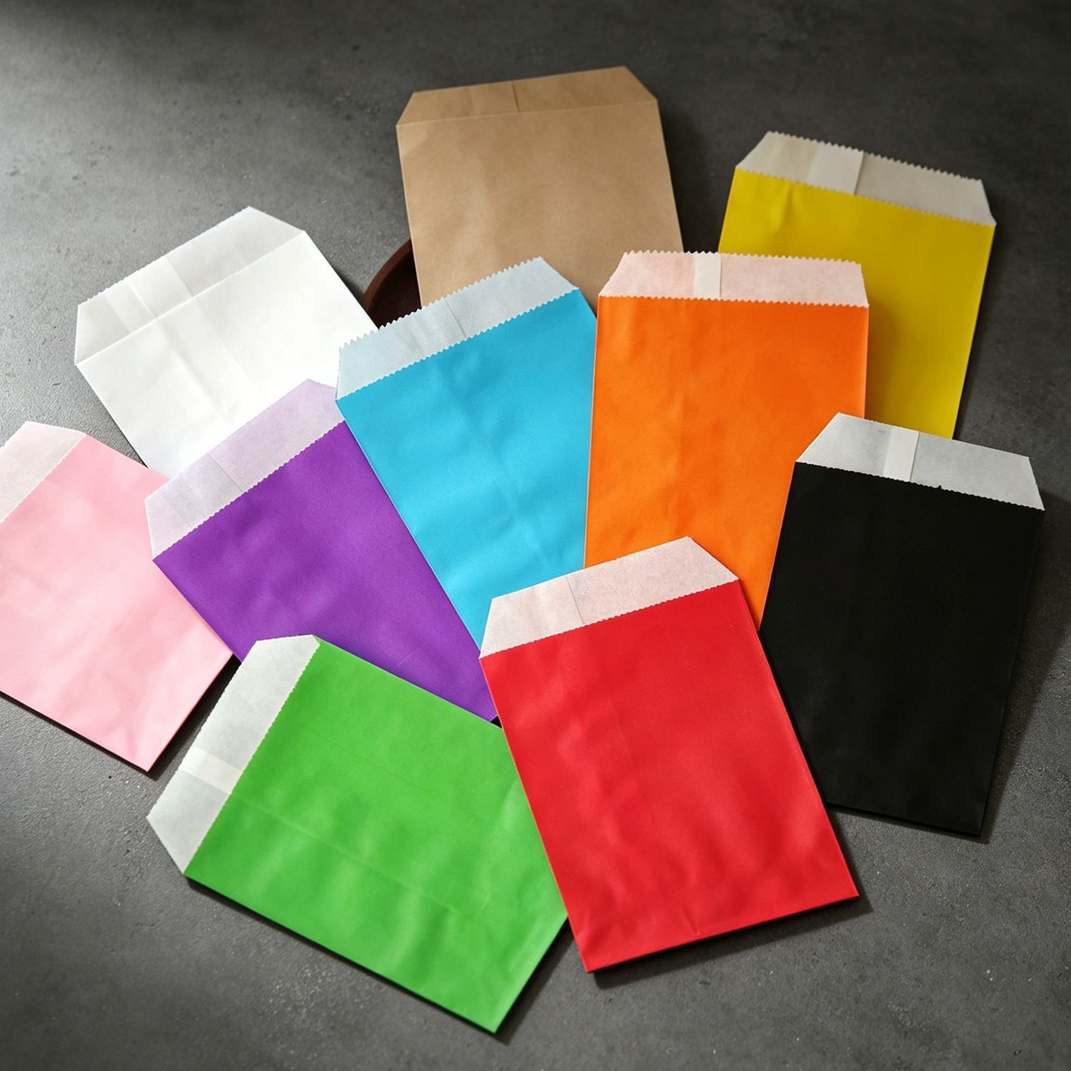 Saco de papel kraft colorido p - Food Halloween Snacks avaliação e preço