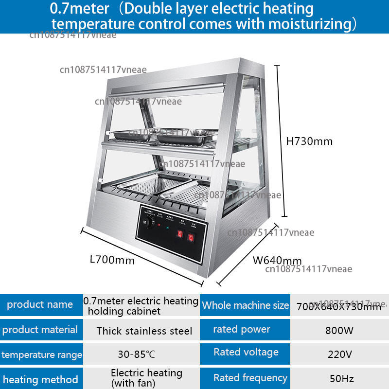 Nova Vitrine Comercial Automát - Snacks Food Warmer avaliação e preço