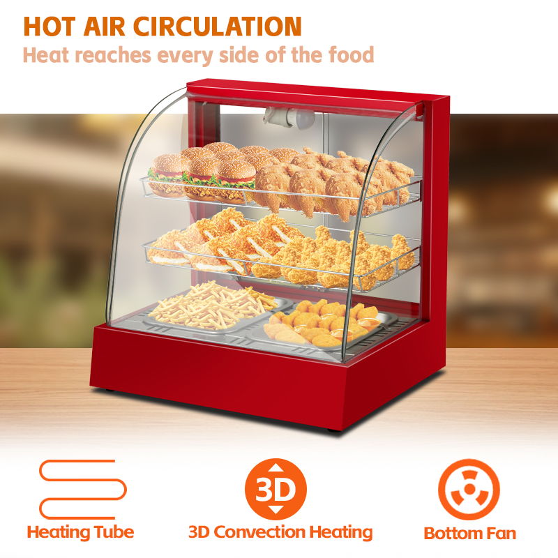 Balcão de restaurante elétrico - Snacks Food Warmer avaliação e preço